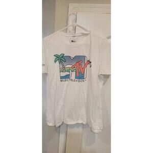 M TV T Shirt Women's Size XL